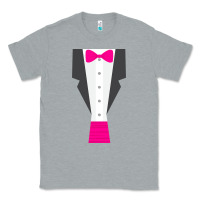 Heather Grey pink tux tuxedo Classic Tee - linhVisuals