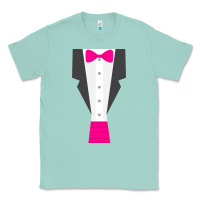 Seafoam pink tux tuxedo Classic Tee - linhVisuals