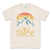 Natural vintage lake tahoe california nevada retro t shirt Classic Tee - linhVisuals