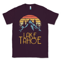 Plum vintage lake tahoe california nevada retro t shirt Classic Tee - linhVisuals
