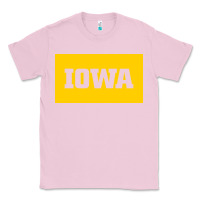 Bubblegum Pink University of Iowa, UIowa, Iowa, apparel Classic Tee - linhVisuals