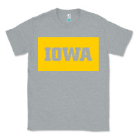 Heather Grey University of Iowa, UIowa, Iowa, apparel Classic Tee - linhVisuals