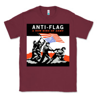 Burgundy #anti flag new kind army tour 2022 Classic Tee - linhVisuals