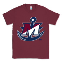 Burgundy suny maritime college Classic Tee - linhVisuals