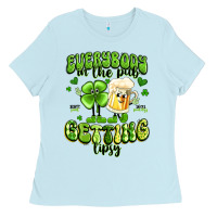 Baby Blue everybody in the pub getting tipsy artiststas Ladies Tee - Artiststas
