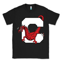 Black suny cortland red dragons Classic Tee - linhVisuals