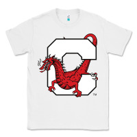 White suny cortland red dragons Classic Tee - linhVisuals