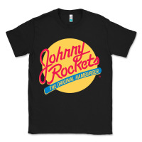 Black johnny rockets Classic Tee - linhVisuals