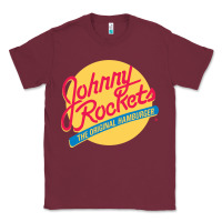 Burgundy johnny rockets Classic Tee - linhVisuals