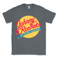 Charcoal Heather johnny rockets Classic Tee - linhVisuals