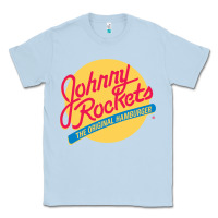 Dusty Blue johnny rockets Classic Tee - linhVisuals