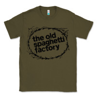 Army Green old spaghetti factory Classic Tee - linhVisuals