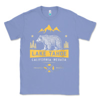 Colony Blue womens lake tahoe national park california nevada vintage bear men v n Classic Tee - linhVisuals