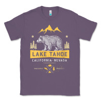 Lavender womens lake tahoe national park california nevada vintage bear men v n Classic Tee - linhVisuals