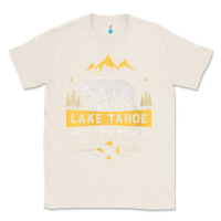 Natural womens lake tahoe national park california nevada vintage bear men v n Classic Tee - linhVisuals
