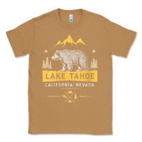 Toasted Coconut womens lake tahoe national park california nevada vintage bear men v n Classic Tee - linhVisuals