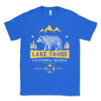 True Royal womens lake tahoe national park california nevada vintage bear men v n Classic Tee - linhVisuals