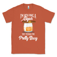 Copper cigar smoking tshirt smoking whiskey drinking dad tee gift Classic Tee - linhVisuals