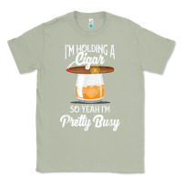 Matcha cigar smoking tshirt smoking whiskey drinking dad tee gift Classic Tee - linhVisuals