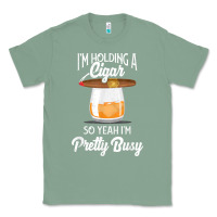 Sage cigar smoking tshirt smoking whiskey drinking dad tee gift Classic Tee - linhVisuals