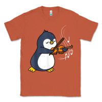 Copper penguin playing violin animal Classic Tee - linhVisuals