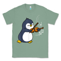 Sage penguin playing violin animal Classic Tee - linhVisuals