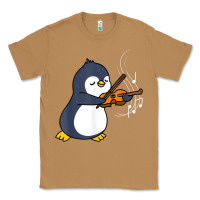 Toasted Coconut penguin playing violin animal Classic Tee - linhVisuals