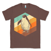 Chestnut penguin retro vintage style penguin Classic Tee - linhVisuals