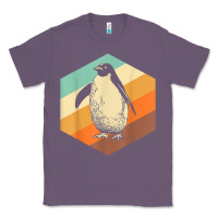 Lavender penguin retro vintage style penguin Classic Tee - linhVisuals