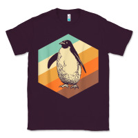 Plum penguin retro vintage style penguin Classic Tee - linhVisuals