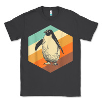 Smoke penguin retro vintage style penguin Classic Tee - linhVisuals