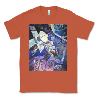 Copper spaceship earth mural Classic Tee - linhVisuals