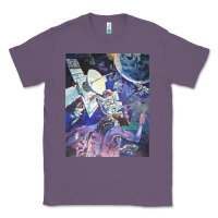 Lavender spaceship earth mural Classic Tee - linhVisuals