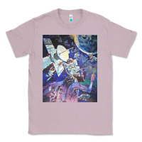 Lilac spaceship earth mural Classic Tee - linhVisuals