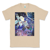 Mushroom spaceship earth mural Classic Tee - linhVisuals