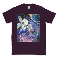 Plum spaceship earth mural Classic Tee - linhVisuals