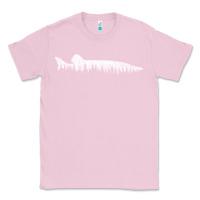 Bubblegum Pink musky pine forest fishing angler Classic Tee - linhVisuals