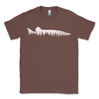 Chestnut musky pine forest fishing angler Classic Tee - linhVisuals