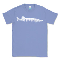 Colony Blue musky pine forest fishing angler Classic Tee - linhVisuals