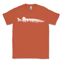 Copper musky pine forest fishing angler Classic Tee - linhVisuals