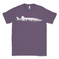 Lavender musky pine forest fishing angler Classic Tee - linhVisuals