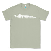 Matcha musky pine forest fishing angler Classic Tee - linhVisuals