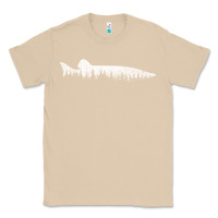 Mushroom musky pine forest fishing angler Classic Tee - linhVisuals