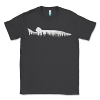 Smoke musky pine forest fishing angler Classic Tee - linhVisuals