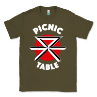 Army Green picnic table parody Classic Tee - linhVisuals