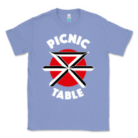 Colony Blue picnic table parody Classic Tee - linhVisuals