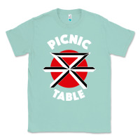 Seafoam picnic table parody Classic Tee - linhVisuals