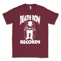 Burgundy death row records Classic Tee - linhVisuals