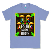 Colony Blue four calling birds Classic Tee - linhVisuals
