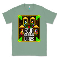 Sage four calling birds Classic Tee - linhVisuals